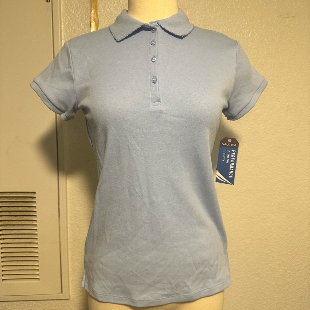 Nautica Girl’s Light Blue Button Down Shirt
